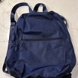 Tumi Satin Navy Backpack